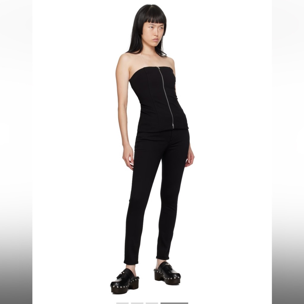 rag & bone New York Skinny Cigarette Black Jeans